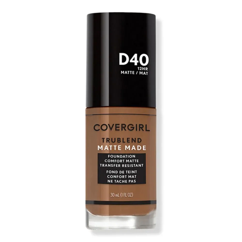Covergirl Matte made liquid foundation cosmetics D40